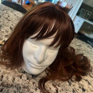 Henry Margu auburn long wig with bangs